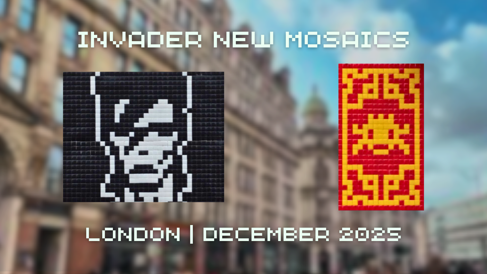 Invader's Christmas Invasion in London: LDN_167-175